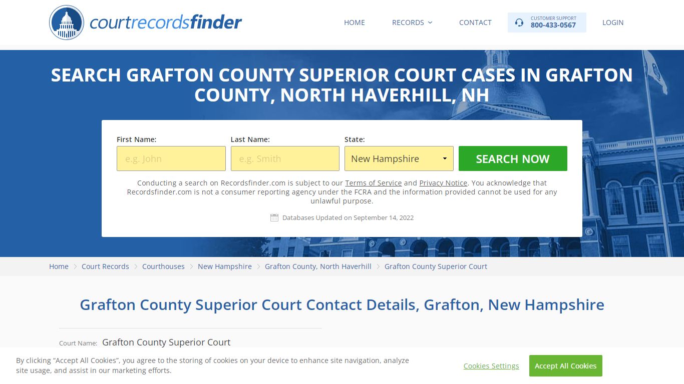 Grafton County Superior Court Case Search - RecordsFinder