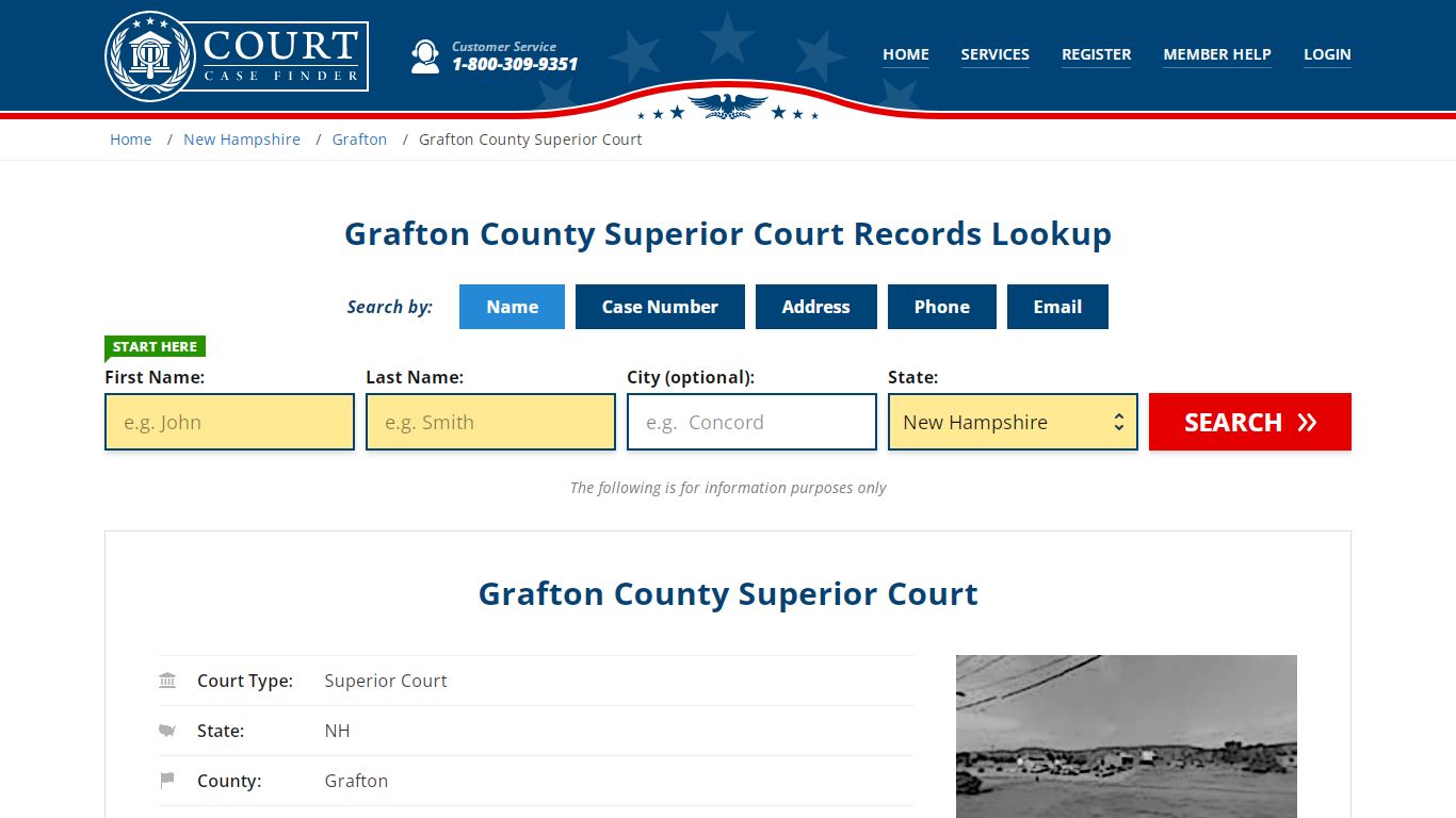 Grafton County Superior Court Records Lookup - CourtCaseFinder.com